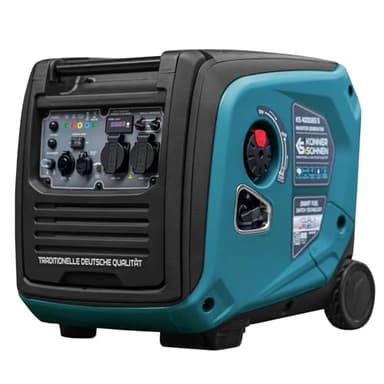 Generador de gas GLP KS 4000iEG S de Könner & Sönen, generador de energía de gas 4000 W, 2 x 16 A (230 V), 2 puertos USB,generador de energía gasolina silencioso, EURO V