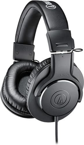 Audio-Technica ATH-M20X Auriculares Auriculares Profesionales de Monitoraje Negro