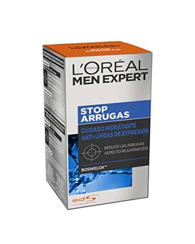 L'Oreal Paris Men Expert Cuidado hidratante anti-arrugas de expresión Stop Arrugas, 50 ml