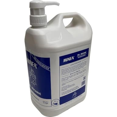 Gel mecánico, para limpieza o lavado profundo de manos muy sucias. Para talleres mecánicos, industriales, imprentas etc.. Respetuoso con la Piel 5kg
