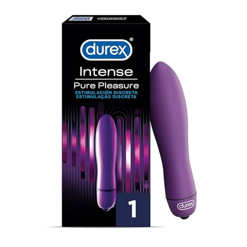 Durex Vibrador Mini Intense Orgasmic Pure Pleasure, Dildo Consolador Clítoris Mujer 1 Unidad (Paquete de 1)