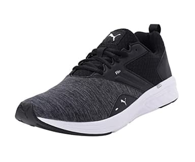 PUMA NRGY Comet, Running Shoes Unisex Adulto, Black White, 43 EU