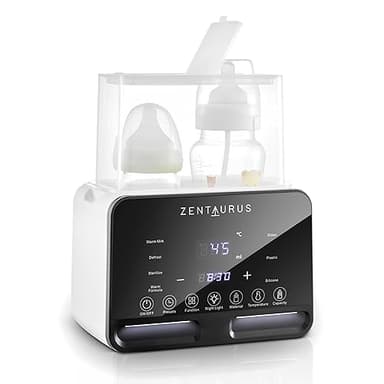 ZENTAURUS. Calienta biberones - Esterilizador biberones - Esterilizador chupetes - Calentador de biberones - Descongelar