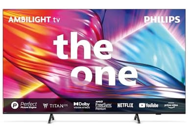 Philips Ambilight 75PUS8919 Smart TV 4K LED - Pantalla de 75 pulgadas con plataforma Titan OS Pixel Precise Ultra HD y sonido Dolby Atmos, funciona con Alexa y con el asistente Google - Gris Antracita