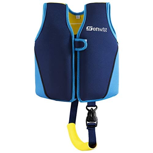Genwiss Chaleco de natación para bebé niña Chaleco de natación para niños de 18 Meses a 2 años Bebé niño Ajustado 20-28 Libras