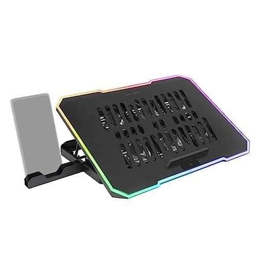 SOPORTE/REFRIGERADOR PORTATIL 16´´ MARS GAMING MNBC 6VENT NEGRO RGB