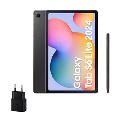 Samsung Galaxy Tab S6 Lite (2024), 128 GB, Tablet de 10.4”, Procesador Exynos 1280, 4 GB RAM, Wifi, Android 14, Gris - Versión española