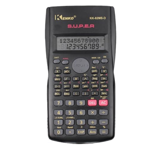 Calculadora Cientifica, Calculator, No Programable con Tapa, y Funciones Avanzadas - Ideal para Bachillerato y ESO, Calculadora Escolar y Universitaria, calculadora cientifica bachillerato, Calculador