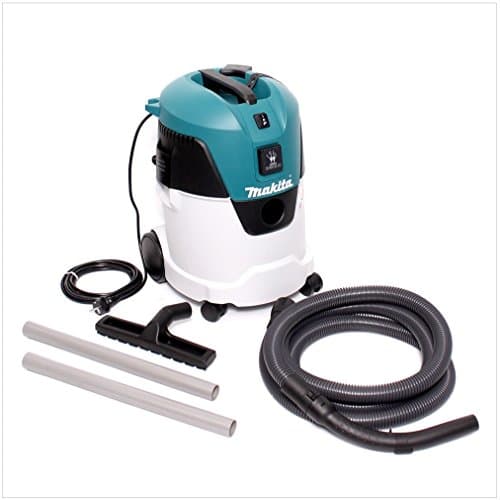 Makita VC2512L - Aspirador 25L 1.300W, Color: Azul, Negro y Blanco