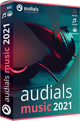 Audials Music 2021 (Code in a Box) Jahreslicencia, 1 Licencia Windows Musik-Software