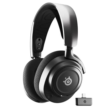 SteelSeries Arctis Nova 7 Wireless - Cascos Gaming Inalámbricos Multisistema - Controladores magnéticos de neodimio - 2,4GHz + Bluetooth - 38h de batería - Micro ClearCast Gen2 IA - PC,PS5,Switch,VR
