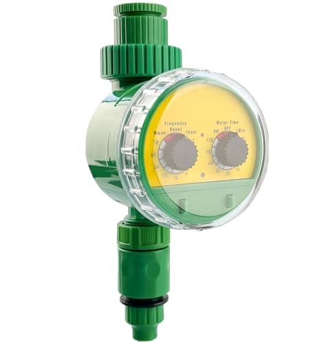 Live4 Future Reloj de riego automático para jardín, balcón, invernadero y plantas al aire libre, con programas semanales y diarios (doble marca) Verde