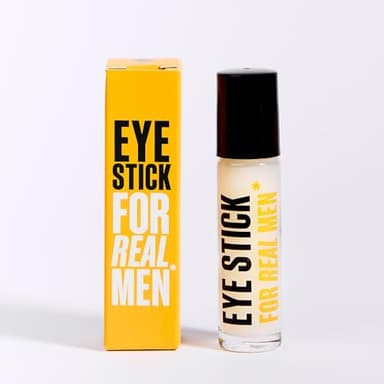 DisMANtle Stick Contorno de Ojos Hombre - Con Bakuchiol, Cafeína y Péptidos - Reduce Ojeras, Bolsas y Signos de Envejecimiento, 10 ml