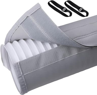 150 x 50cm Cubierta Tubo Aire Acondicionado Portatil - Cubierta Manguera Aire Acondicionado - Ajuste Universal Tanto de Conducto de Escape de 5 Pulgadas Como 5.9 Pulgadas de Diámetro, Para una Fácil