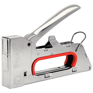 Rapid Grapadora Profesional Manual PRO R153 para Grapas No. 53, Grapadora para Tapicería con Empuñadura Ergonómica, 100% Acero, Sencillo Sistema de Carga, Fabricada en Suecia (20511050)