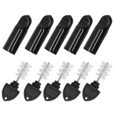 5 uds tapones de cerveza cepillo para grifo + 5 uds cubierta de grifo de cerveza de barril, juego de limpieza de grifo de cerveza accesorios para uso doméstico en Bar