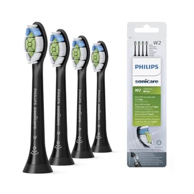 Philips Sonicare W2 Optimal White Cabezales para Cepillo de Dientes Eléctrico Sónico Estándar (Modelo HX6064/11)