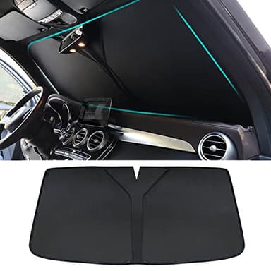 SAXTZDS Compatible con Volkswagen VW T-ROC 2018-2021, parasoles de parabrisas, parasoles de coche, protección solar interior del automóvil
