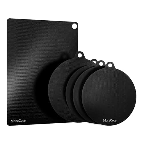 MoreCore Protector Placa Induccion | Alfombrilla Protectora Placa Induccion | Protector de Placa de Induccion | Posavasos | Protector Induccion | Alfombrilla de Protección de Inducción | 5 pièces