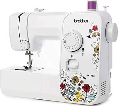 Brother JX17FE (Fantasy Edition) - Máquina de Coser, 17 Puntadas de Costura, Eléctrica, Portátil, Fácil de Usar y Práctica