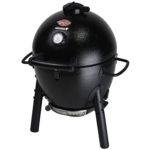 Char-griller E6714 AKORN Jr. Kamado, Ceniza Barbacoa de carbón portátil