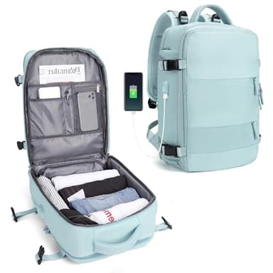 SZLX mochila de viaje para mujer, mochila de transporte, mochila de senderismo, mochila impermeable para deporte al aire libre, mochila informal para la escuela, bolsa para computadora portátil