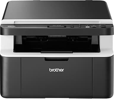 Brother DCP-1612W - Impresora multifunción compacta 3 en 1 (Impresora láser, fotocopiadora Digital, escáner a Color, 2400 x 600 PPP, USB 2.0, WiFi), Color Gris Oscuro