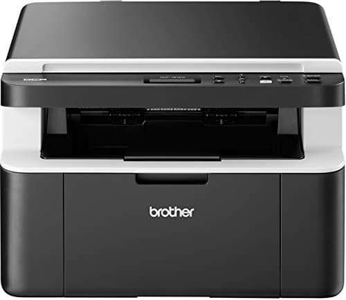 Brother DCP-1612W - Impresora multifunción compacta 3 en 1 (Impresora láser, fotocopiadora Digital, escáner a Color, 2400 x 600 PPP, USB 2.0, WiFi), Color Gris Oscuro