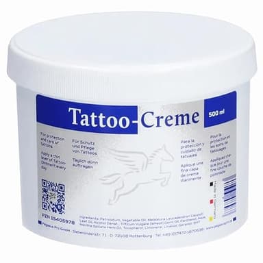 Pegasus Pro - Bote de crema para tatuajes, 500 ml