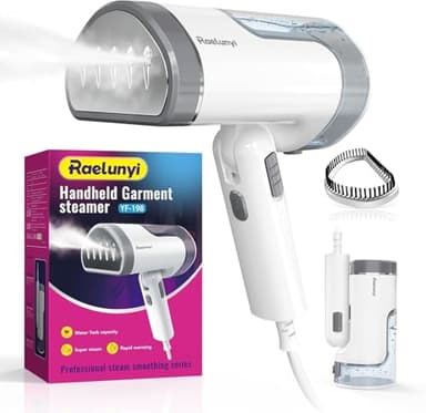 Raelunyi Plancha Vertical Vapor, Potente Plancha Vapor, Diseño Plegable y Portátil, Calentamiento Rápido, Adecuado para Casa y Viaje, Ideal para Varios Tejidos