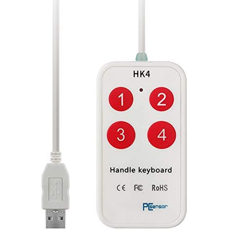 Interruptor de manija programable de 4 teclas definido por el usuario Mini teclado de acceso directo para ordenador con Windows PC PS Captura de imagen Transcripción DAW