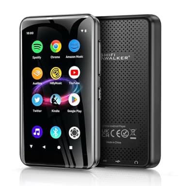 HIFI WALKER G7Mini 80GB MP3 Player with Bluetooth and WiFi, MP4 MP3 Player with Spotify, MP3 Player with Speaker, Portable Android MP3 Player Support Deezer, Audible, Pandora, Amazon Music