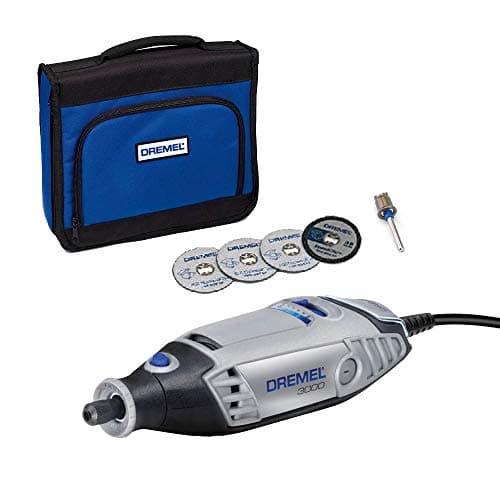 Dremel 3000 Herramienta rotativa 130 W, kit multiherramienta exclusivo Amazon con 5 accesorios, velocidad variable 10 000-33 000 rpm, Multi