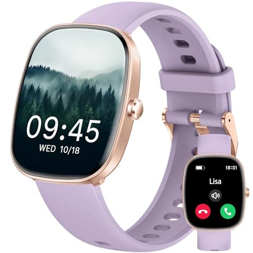 Reloj Inteligente Hombre Mujer con Llamadas Bluetooth, 1.83" Smartwatch con Presión Arterial/Pulsómetro/SpO2/Sueño, Podómetro, 120+ Modos Deportivos, IP68 Impermeable Smart Watch para Android iPhone