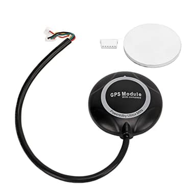 Jeanoko Controlador de Vuelo Módulo GPS, Módulo GPS Velocidad de Búsqueda Satelital Rápida Alta Precisión PX4 Pixhawk con Brújula Integrada para Antenas Pasivas para Drones