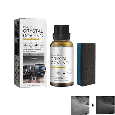 Restaurador De Plasticos De Interior, Recubrimientos Plásticos Restaurados, Hidratador De Plasticos Para Coche, Renovador Plástico, Caucho Para Interior y Exterior, Impermeable & Protección UV, 30 ML
