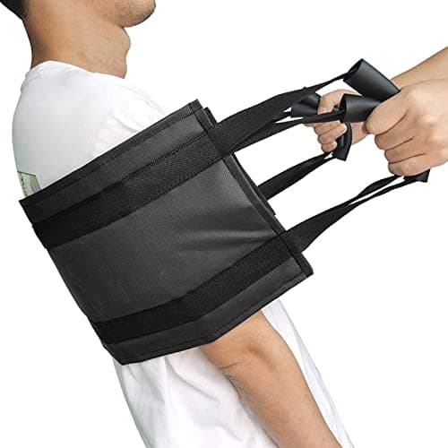 Cinturones de transferencia de cama acolchados de 31.5 pulgadas, ayudante de transferencia de ancianos, equipo de ayuda de movilidad de seguridad para el cuidado del paciente