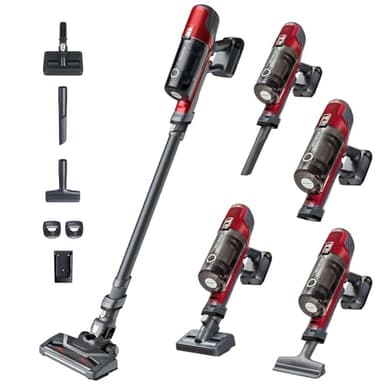 Rowenta XPert 6.60 - Aspiradora escoba versátil sin cable, con 3 funciones en 1 multiespacios, batería de litio, 2 velocidades, gatillo Boost, ligero y portatil. Accesorio mascotas.
