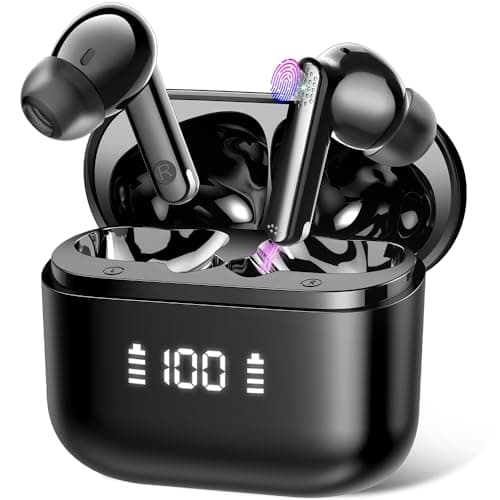 Auriculares Traductores de Idiomas, 48H AI Auriculares Traductor en Tiempo Real con 134 Idiomas, 0,5s Traducción Rápida, Cascos Inalambricos Bluetooth 5.3 con ENC y App con Negocios/Reunirse/Viajes
