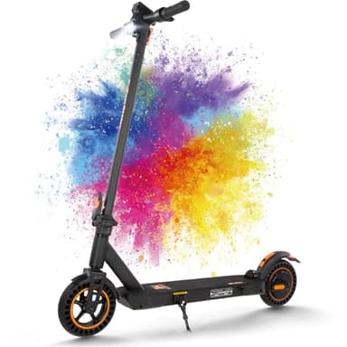 Kukirin Patinete Eléctrico Adultos,Patin Electrico,Scooter Electrico Potente Plegable/Autonomía de 40 km/Ruedas de 8"/IP54/Doble Frenos de Disco-S1MAX