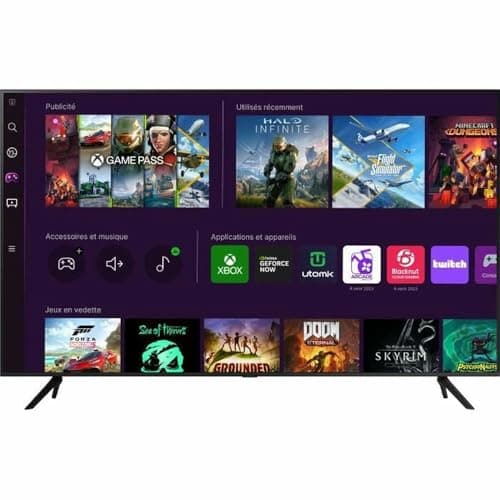 TV LED - SAMSUNG - 43AU7020 - 43'' (108 cm) - Crystal UHD 4K 3840x2160 - HDR - Smart TV - Gaming HUB - 3xHDMI