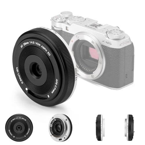 VILTROX 28mm F4.5 para Fuji Ultrafino Pancake Lente X-Mount Auto Focus 28 mm f/4.5 XF Chips-Size Objetivo APS-C Wide Angle Lens pour Fujifilm