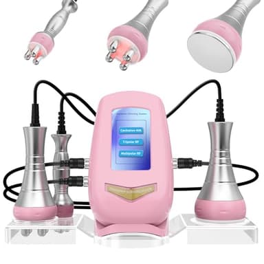 Cavitacion y Radiofrecuencia Facial y Corporal 40k, Masajeador Anticelulitico 3 en 1 Máquina Ultrasonido Para Reafirmar y Modelar Estiramiento de la Piel