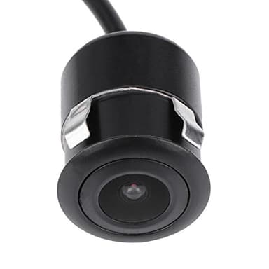 Aramox Cámara de visión trasera de coche, versión nocturna de alta luminosidad de 18,5 mm HD, cámara de marcha atrás Vista trasera de la cámara de visión trasera Colorida NTSC / PAL