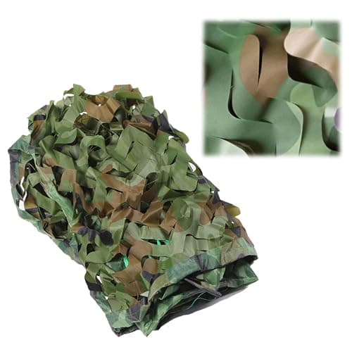 Red de Camuflaje Exterior Caza Malla de Camuflaje Red de Sombra para Jardín Decoración Camuflaje Cubre 1×5m 2×8m 3×4.0M 5×5m 8×10m Militar Tiro Camuflaje Red Sombra Red(Tamaño:1x2M)