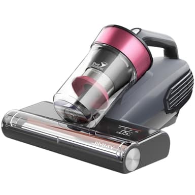 Jimmy BX8 Aspirador de Mano para Colchones, 600W 15kPa Succion Aspiradora Antiacaros con Ultravioleta UV-C, Secado Termico 65℃, Deteccion Inteligente Sensor, Pantalla LED, Función de Iones Negativos