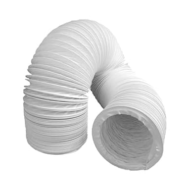 Anakel Home Tubo de Evacuación Universal de 3m para Secadora Fabricado en PVC con Refuerzo de Alambre de Acero | Ø102mm Tubo Flexible de Salida de Aire