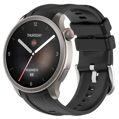 xhKJO Pulseras de Repuesto para Huami Amazfit Balance Strap, Bandas Correa Correas Reloj Silicona Bracelet Brazalete Strap Wristband para Huami Amazfit Balance A2286 Watch Accessoires (negro)