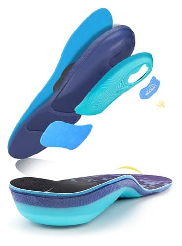 PCSsole plantillas para fascitis plantar，plantillas hombre mujer ortopedicas para pies planos，plantillas gel hombre trabajo para dolor de pie, fascitis plantar，alivio del dolor de Pie