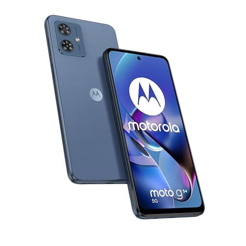Motorola Moto g54 (Pantalla 6.5" FHD+ 120Hz, Sistema de cámara de 50MP, OIS, Audio Dolby Atmos, Android 13, 12/256 GB, batería 5000 mAh, procesador Octa-Core, Dual SIM), Azul